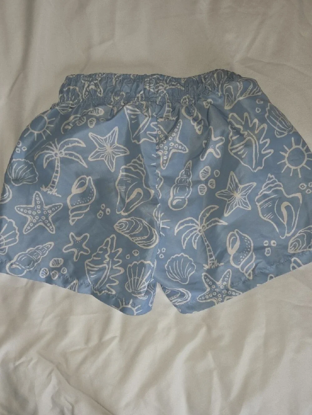 H&M Blue Seashell Print Boys Swim Trunks